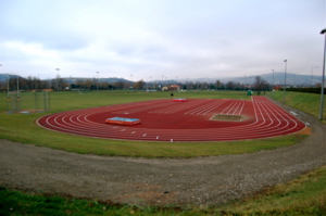 La piste d'athltisme de Cournon d'Auvergne