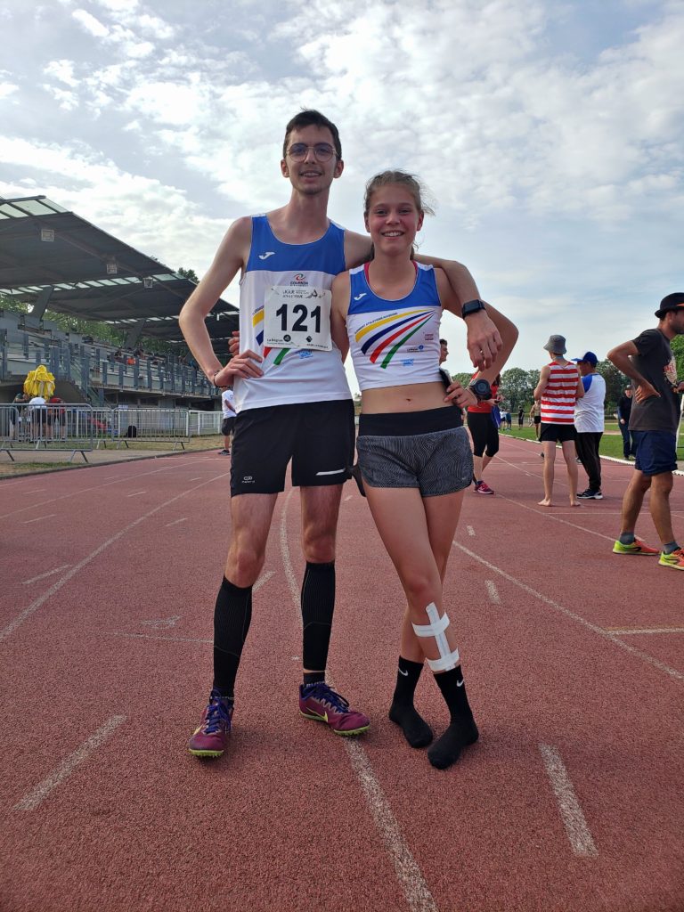 Camille et Batiste aux pré régionaux d'épreuves combinées